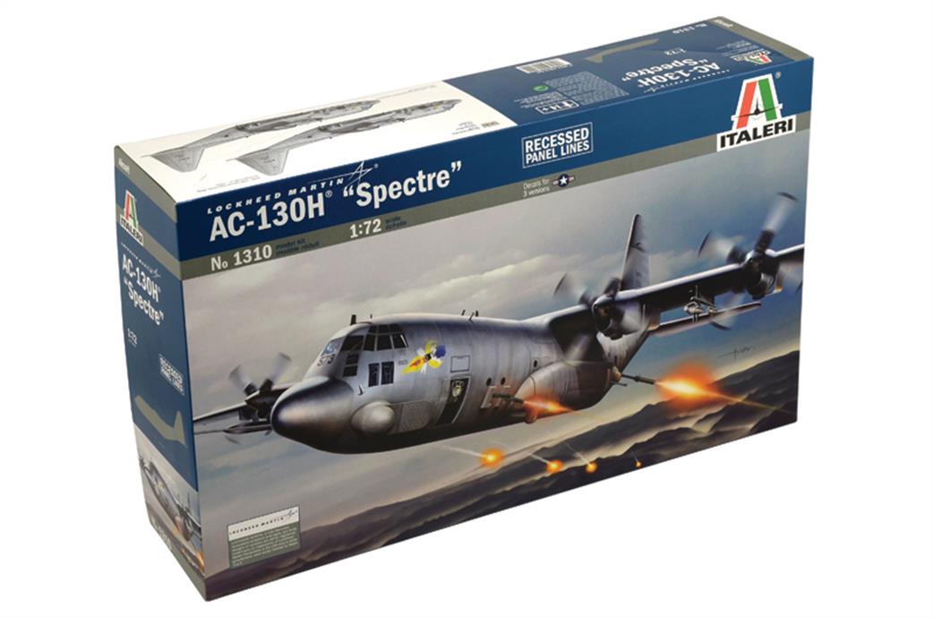 Italeri 1310 Hercules AC-130H Spectre Gunship Kit 1/72