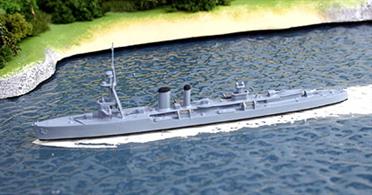 The C-class light cruisers came in several variants. Apart from HMS Caroline, only members of this version and the Cardiff group survived into and through WW2. Calypso is modelled early in her career and was the ship that evacuated the future Duke of Edinburgh from Greece..