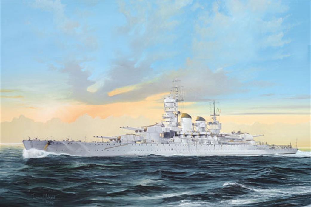 Trumpeter 05778 Littorio Italian Battleship 1941 1/700