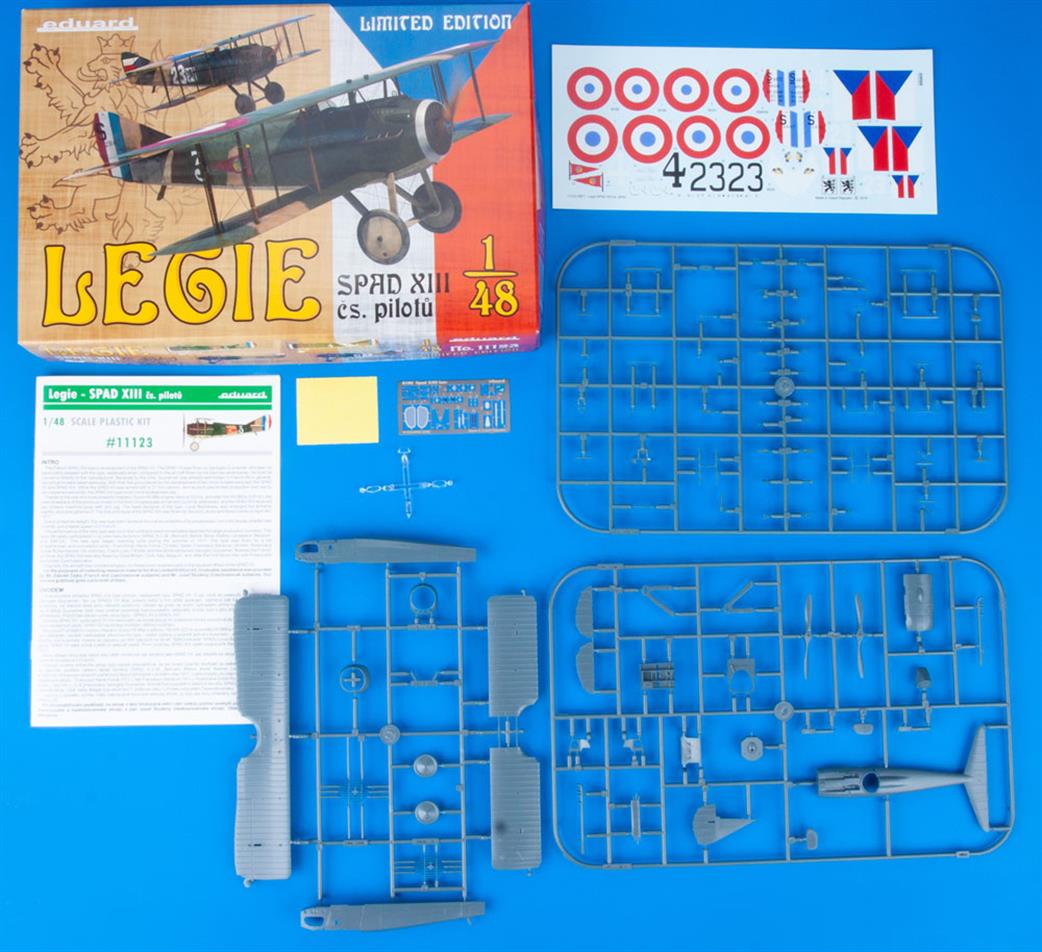 Eduard 1/48 11123 Spad X111 Legie Czech Pilots Limited Release Profipak