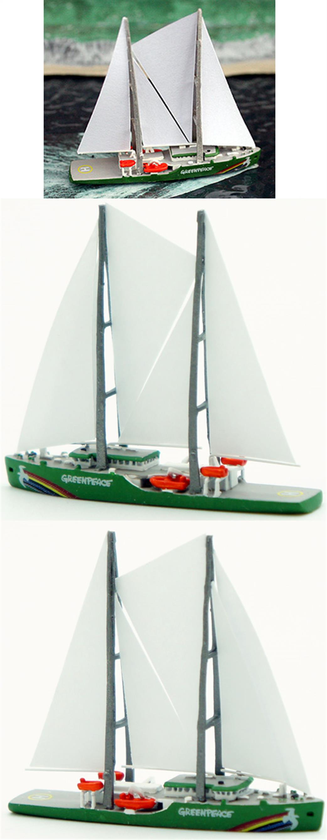 Rhenania 1/1250 RJ151 Rainbow Warrior 3, Greenpeace ship
