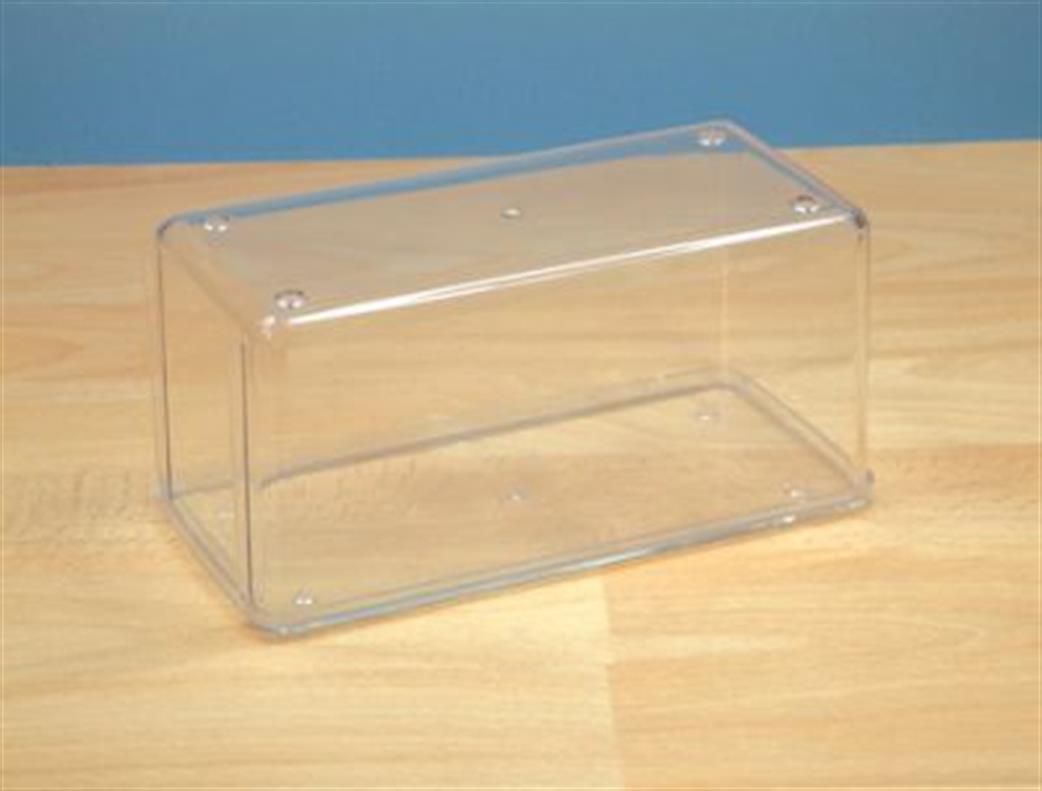 Expo  50005 Clear Plastic Display Case 190 x 90 x 90mm