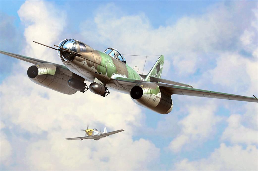Hobbyboss 1/48 80377 Me262 A-2a/u2 German WW2 Jet Fighter Kit