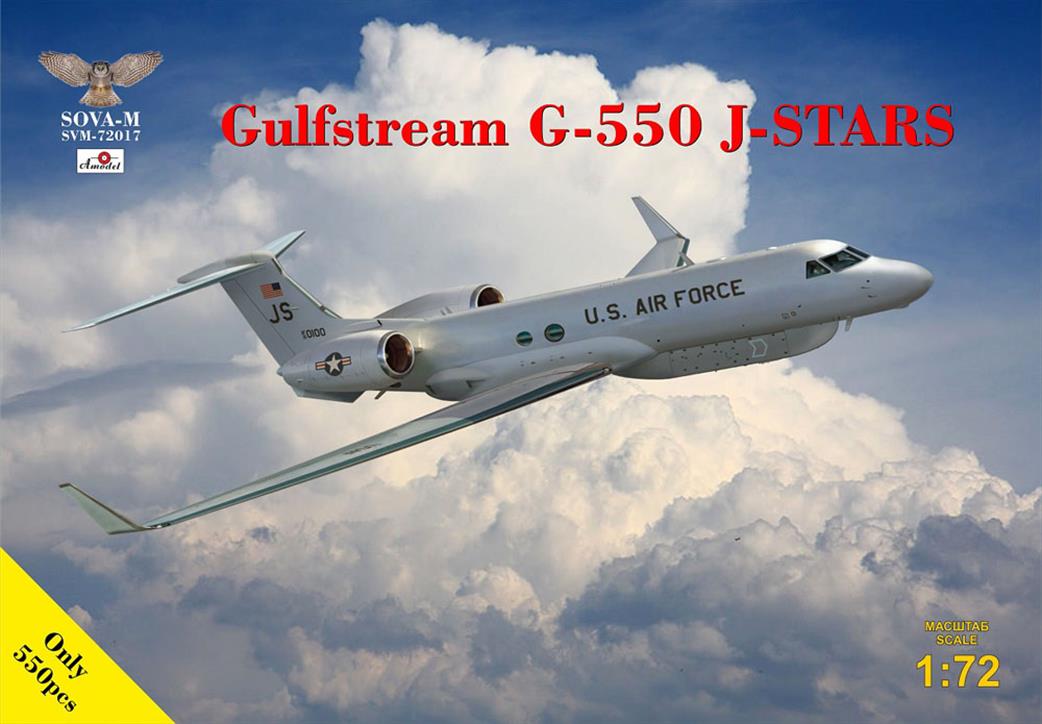 Amodel 1/72 SVM-72017 Gulfstream G550 J-Stars Limited Edition Kit
