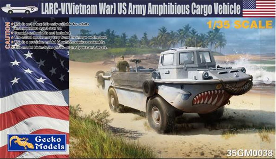 Gecko Models 1/35 35GM0038 LARC-V Vietnam War US Army Amphibious Cargo Vehicle Kit