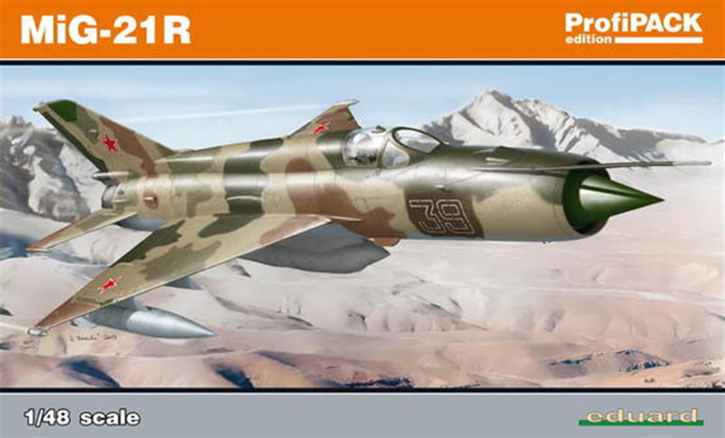 Eduard 1/48 8238 Mig-21R Russian Jet Fighter Plastic Kit ProfiPak