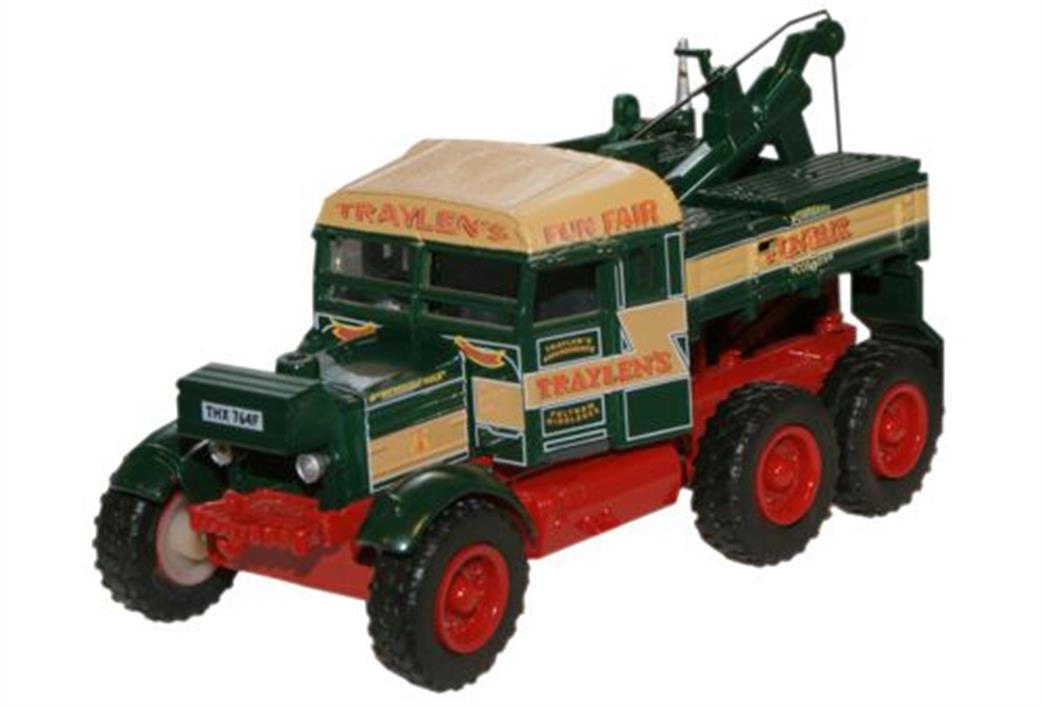 Oxford Diecast 1/76 76SP003 Traylens Funfair Pioneer Recovery Tractor