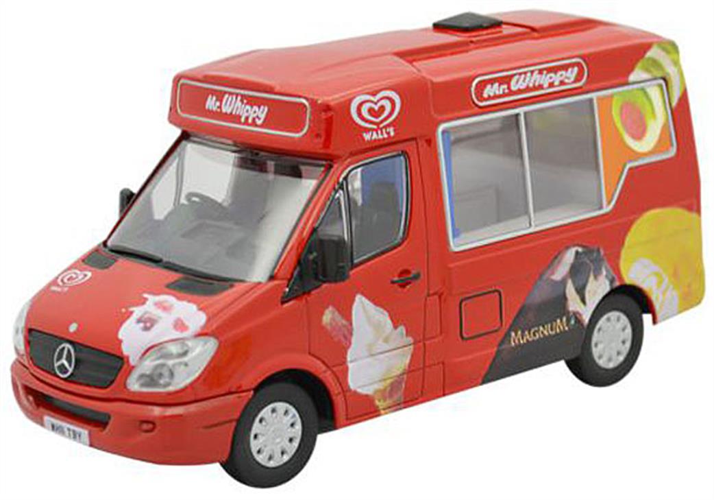 Oxford Diecast 1/43 WM001 Walls Ice Cream Whitby Mondial Ice Cream Van