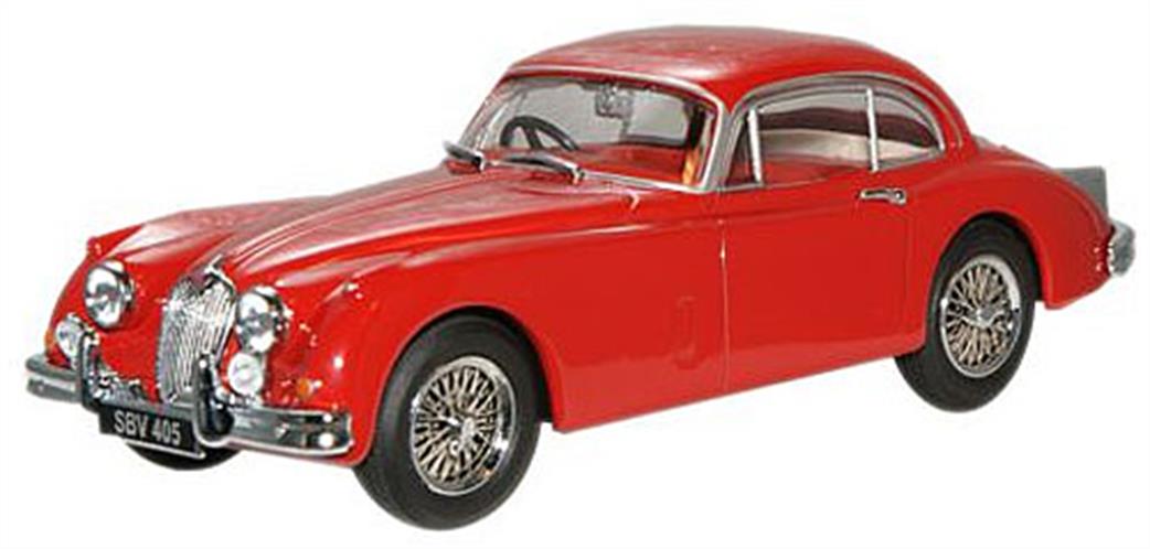 Oxford Diecast 1/43 JAGXK150003 Carmen Red Jaguar XK150 FHC