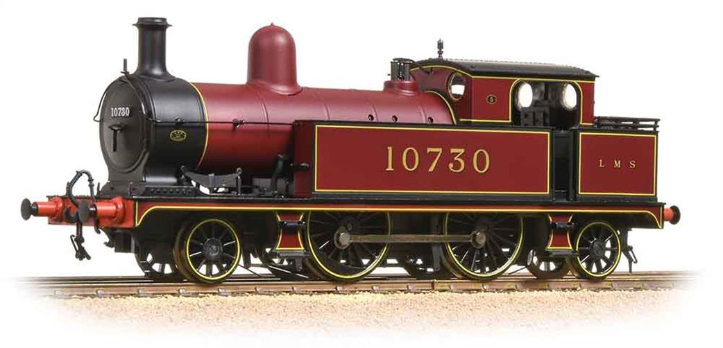 Bachmann OO 31-168A LMS 10730 L&YR 2-4-2 Radial Tank LMS Crimson