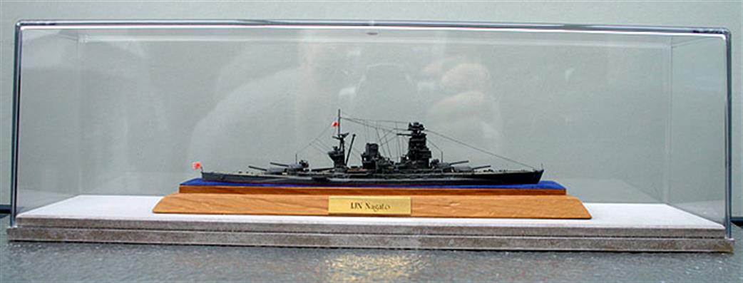 Navis Neptun 1/1250 1202SV IJN Nagato Japanese battleship WW2 rigged & cased