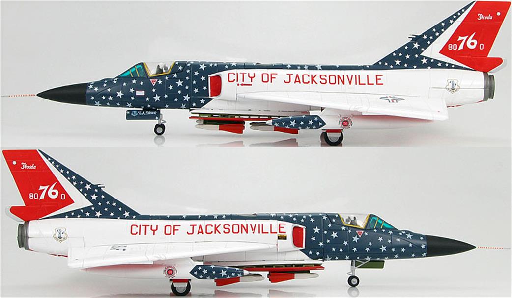 Hobby Master 1/72 HA3603 F-106A Delta Dart City of Jacksonville, Florida ANG, 1976
