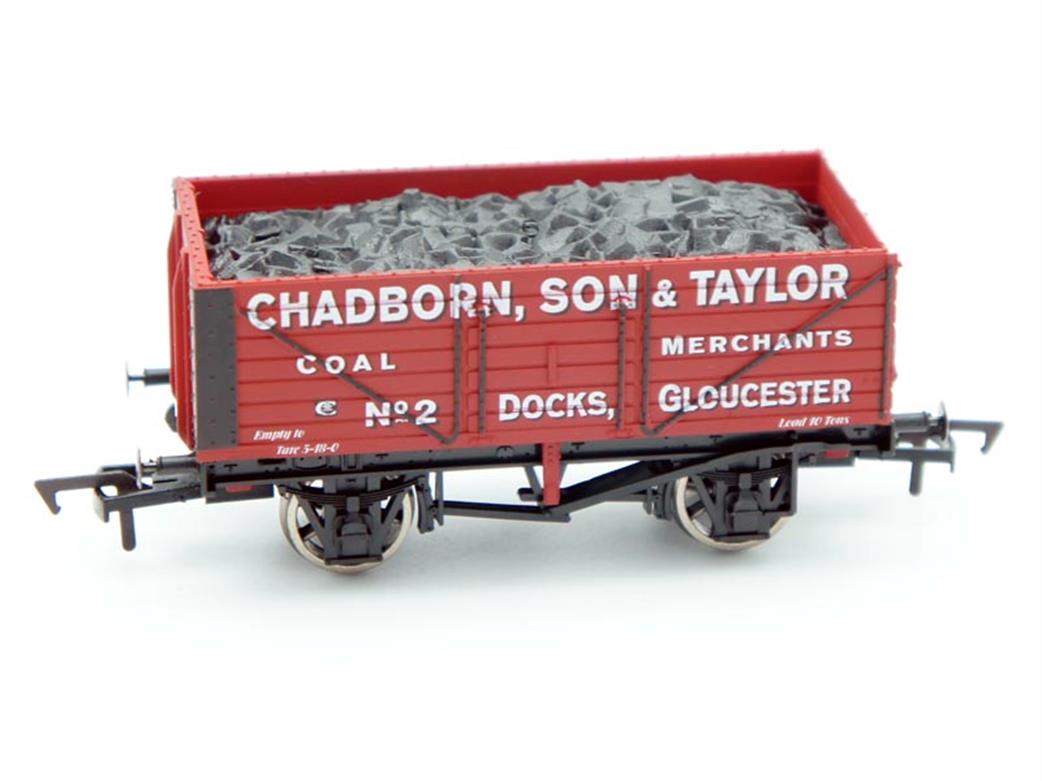 Dapol ANT050 Chadborn Son & Taylor Gloucester Docks 7 Plank Open Wagon 2 Antics Limited Edition OO
