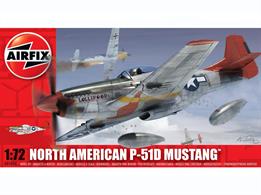 Airfix A01004 1/72nd P-51D Mustang American WW2 Fighter Kit