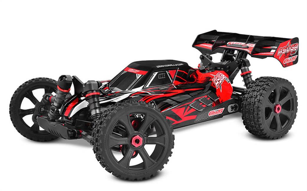 Corally 1/8 C-00288-R Asuga XLR6s Red Electric 4WD Racing Buggy