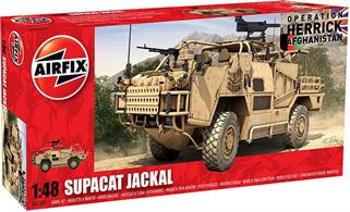 Airfix 1/48 British Forces Supercat Jackal Kit A05301Glue and paints are required