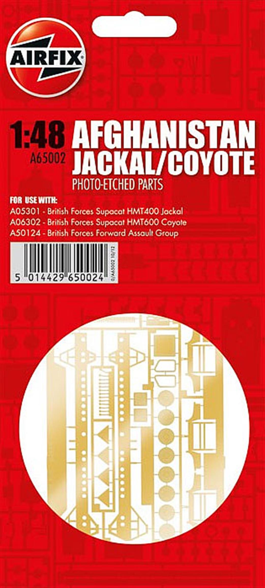 Airfix 1/48 A65002 British Forces Supercat Jackal and Coyote Photo Etched Parts