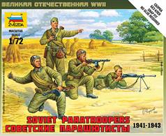 Zvezda 1/72 Soviet Paratroops Figure Set 6138.
