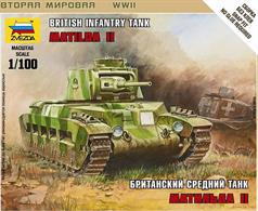 Zvezda 1/100 British Tank Matilda Mk1 6171