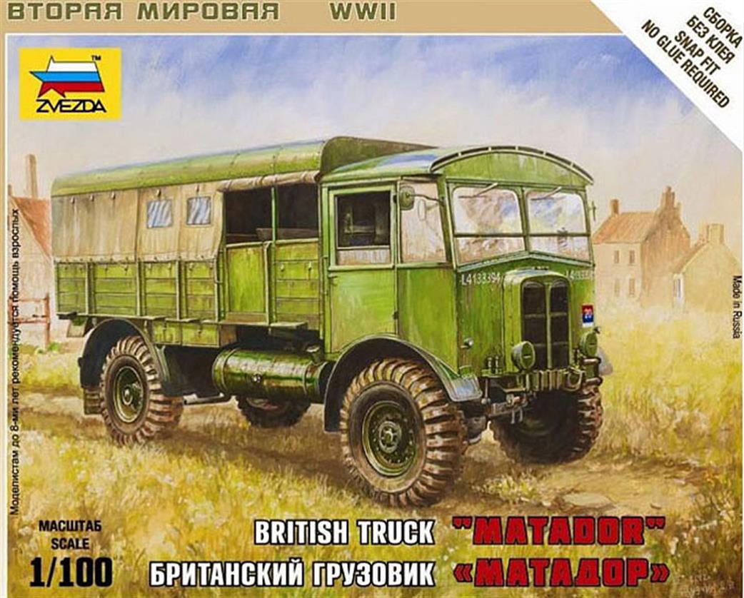 Zvezda 1/100 6175 British Truck Matador