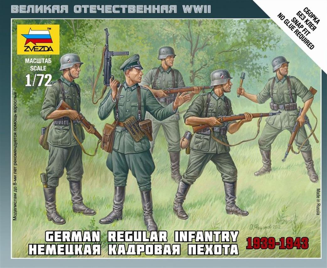 Zvezda 6178 German Regular infantry 1939-43 1/72