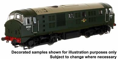 A highly detailed model of the North British design type 2 diesel electric locomotives in original condition (MAN engine), British Railways class 21.Model finished as D6140 in British Railways green livery with small yellow warning panels. headcode discs and tablet catcher.