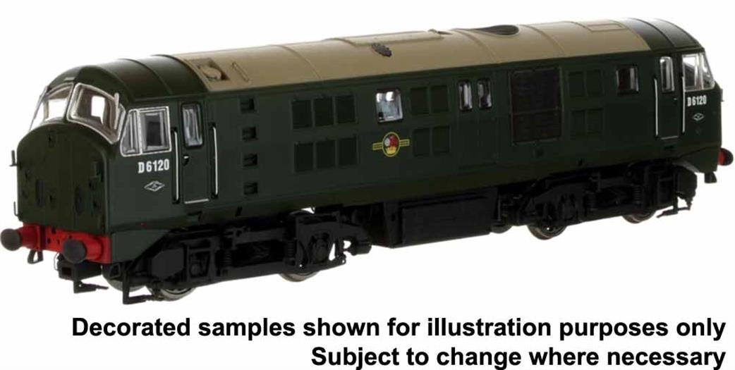 Dapol OO 4D-025-002 BR D6120 Class 21 North British Type 2 Diesel Disc Headcode BR Green