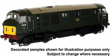 A highly detailed model of the North British design type 2 diesel electric locomotives in original condition (MAN engine), British Railways class 21.Model finished as D6151 in British Railways green livery with small yellow warning panels, headcode discs and tablet catcher.