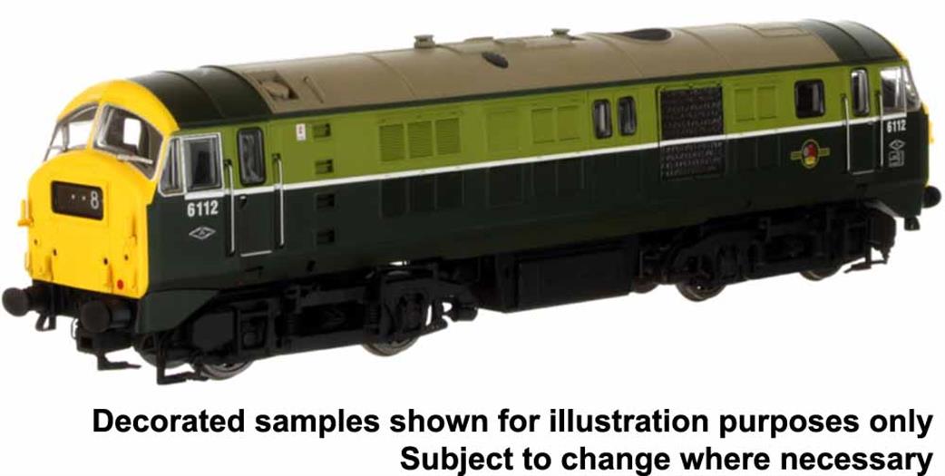 Dapol OO 4D-014-005 BR 6101 Class 29 Rebuilt NBL Type 2 Diesel Electric Two-Tone Green Full Yellow Ends