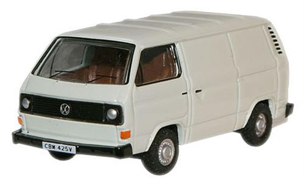 Oxford Diecast 1/76 76T25001 Pastel White VW T25 Van