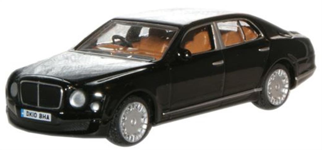 Oxford Diecast 1/76 76BM002 Royal Ebony Bentley Mulsanne