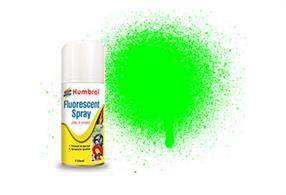 Humbrol Green Fluorescent Modellers Spray 150ml AD6203