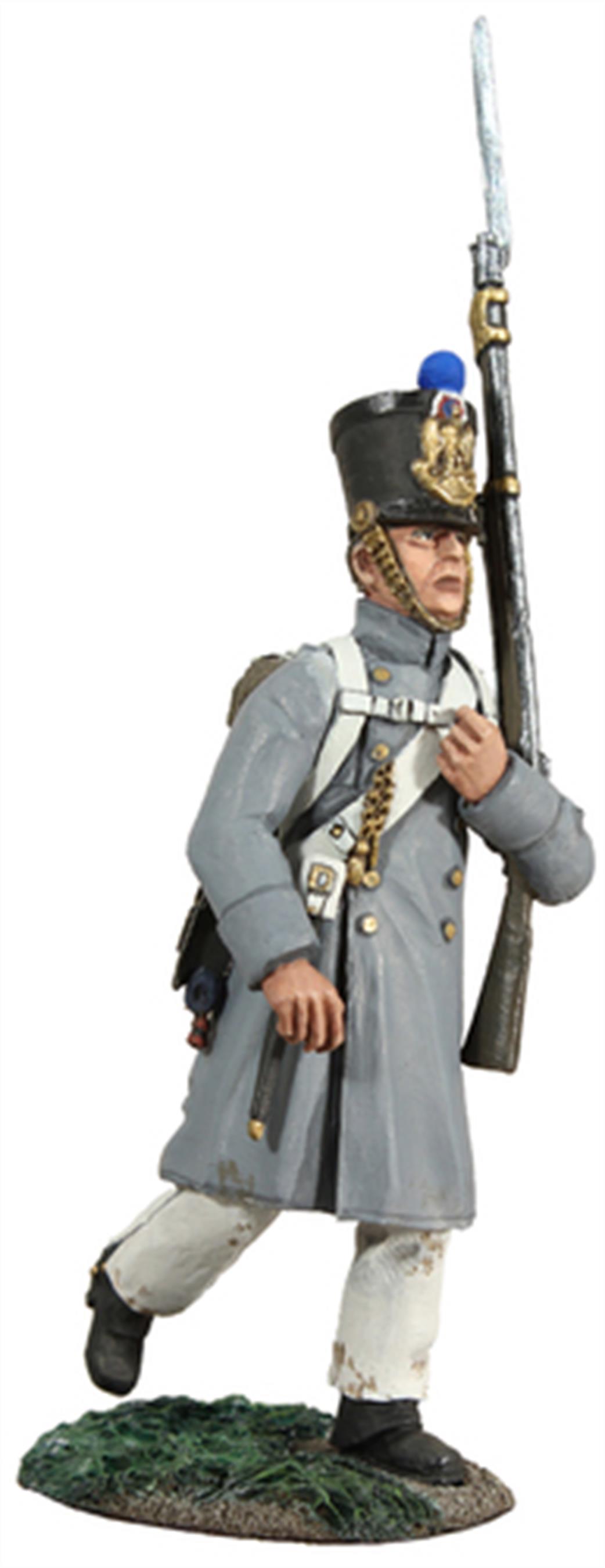 WBritain 54mm 36094 French Line Infantry Fusilier Marching in Greatcoat Figure No.2 Figure