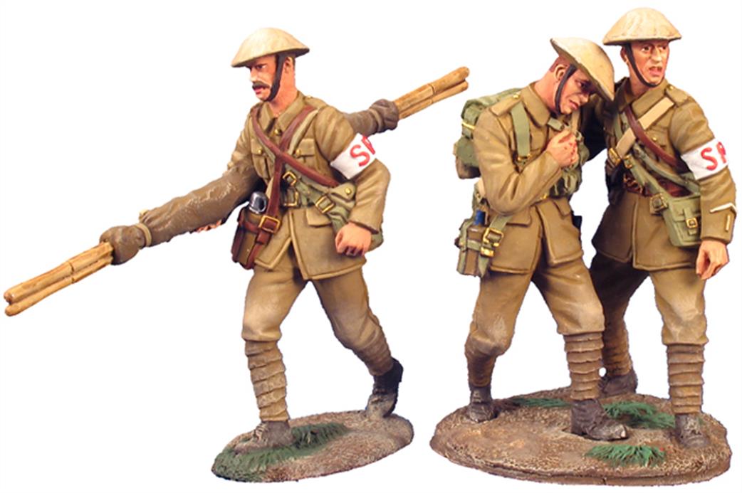 WBritain 1/30 23023 1916 British Infantry Stretcher Bearer - No.1 Limited Edition