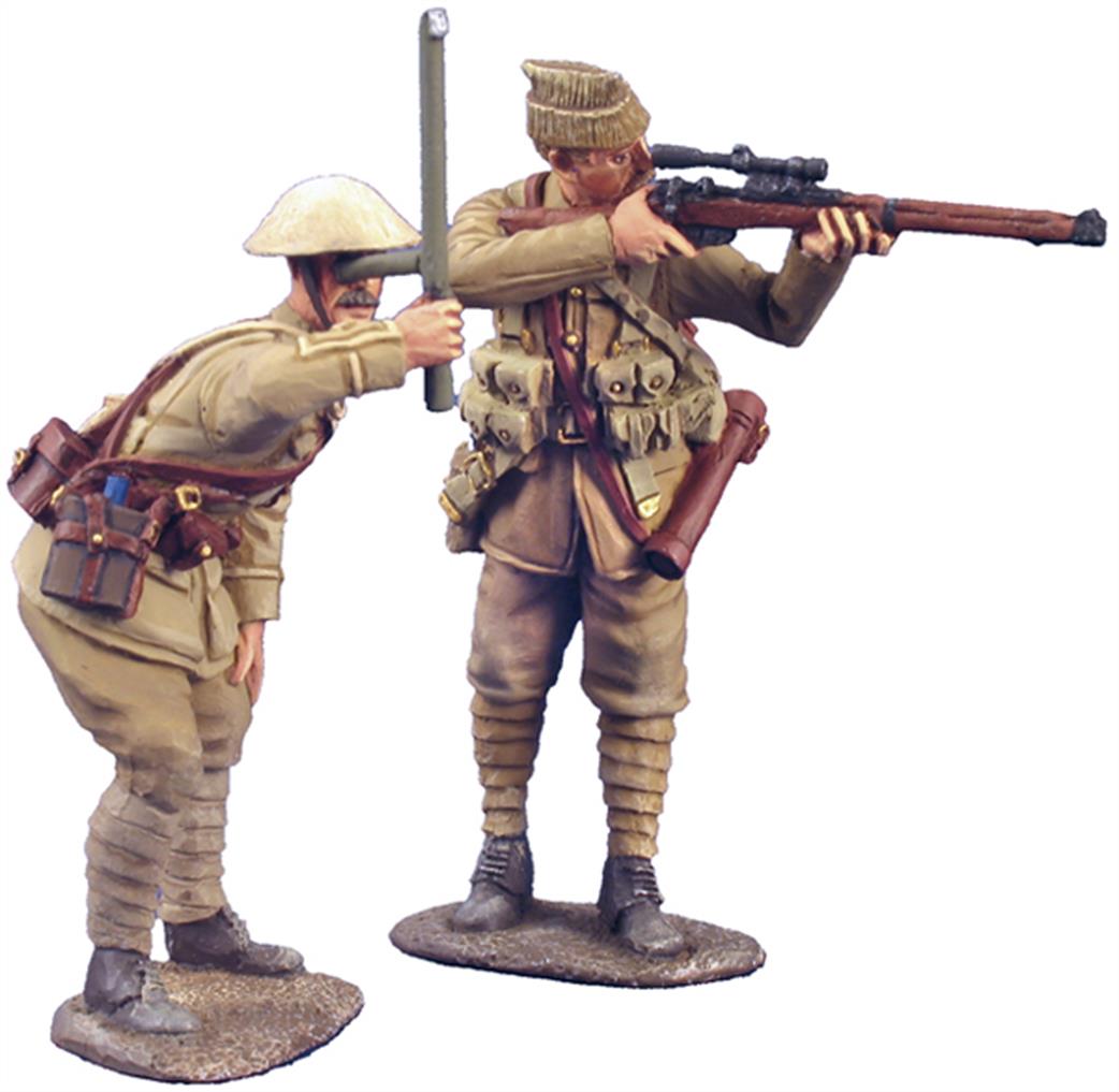 WBritain 1/30 23034 1916 British Infantry Sniper Set  - 2 Piece Set