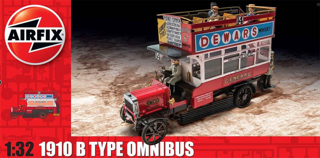 Airfix 1/32 A06443 B Type OmniBus Plastic Kit