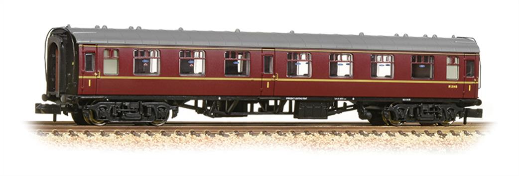 Graham Farish N 374-816A BR Mk1 FO First Class Open Coach BR Maroon