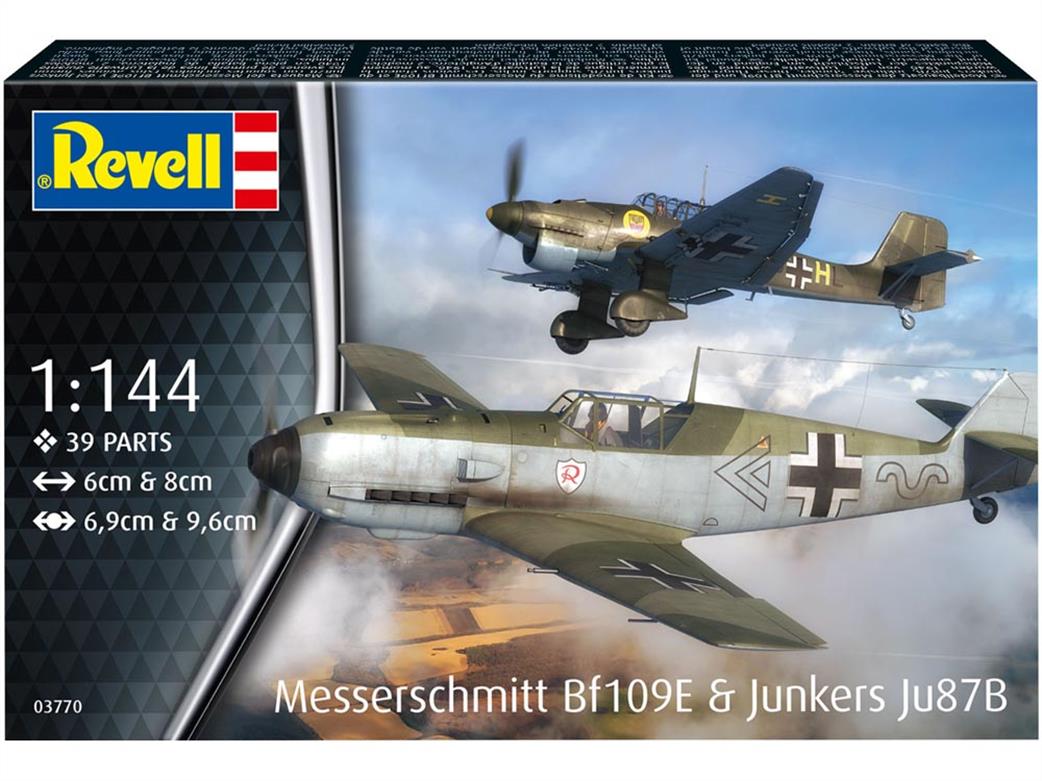 Revell 1/144 03770 Messerschmitt Bf109E & Junkers Ju87B Stuka