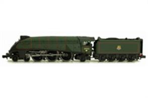 Dapol 2S-008-012 N Gauge LNER Sea Eagle Gresley Steamlined Class A4 4-6-2 Pacific with ValancesDCC Ready. 6 pin decoder required for DCC operation.
