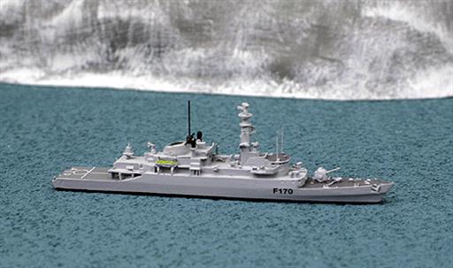 Albatros Alk86A HMS Antelope Royal Navy Type 21 Frigate 1982 1/1250