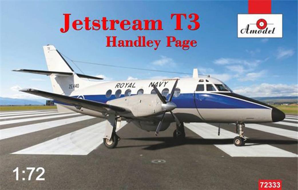 Amodel 72333 BAE Jetstream T3 Royal Navy Plastic Kit 1/72
