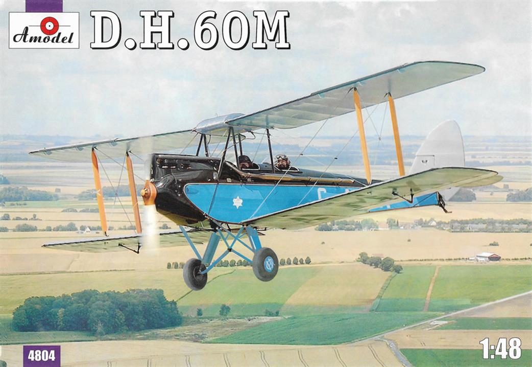 Amodel 1/48 4804 De Havilland DH60M Aircraft Kit