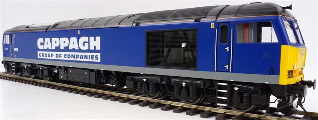 Heljan O Gauge 6010 Brush Class 60 60028 Cappagh Blue Livery with DC Rail Branding