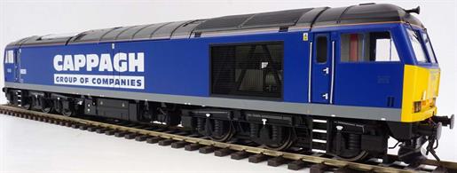 Heljan 6010 O Gauge Brush Class 60 60028 Cappagh Blue Livery with DC Rail Branding