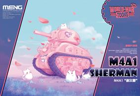 Meng WWP-002 M4A1 Sherman Pink Version Tank Kit