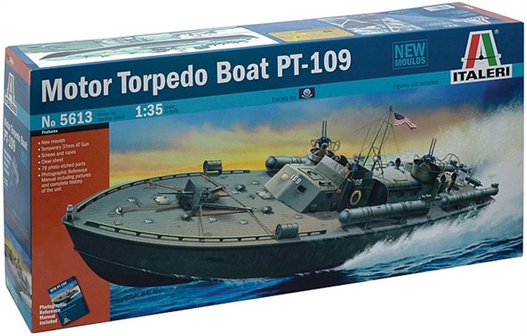 Italeri 1/35 5613 PT109 US Navy WW2 Motor Torpedo Boat Kit