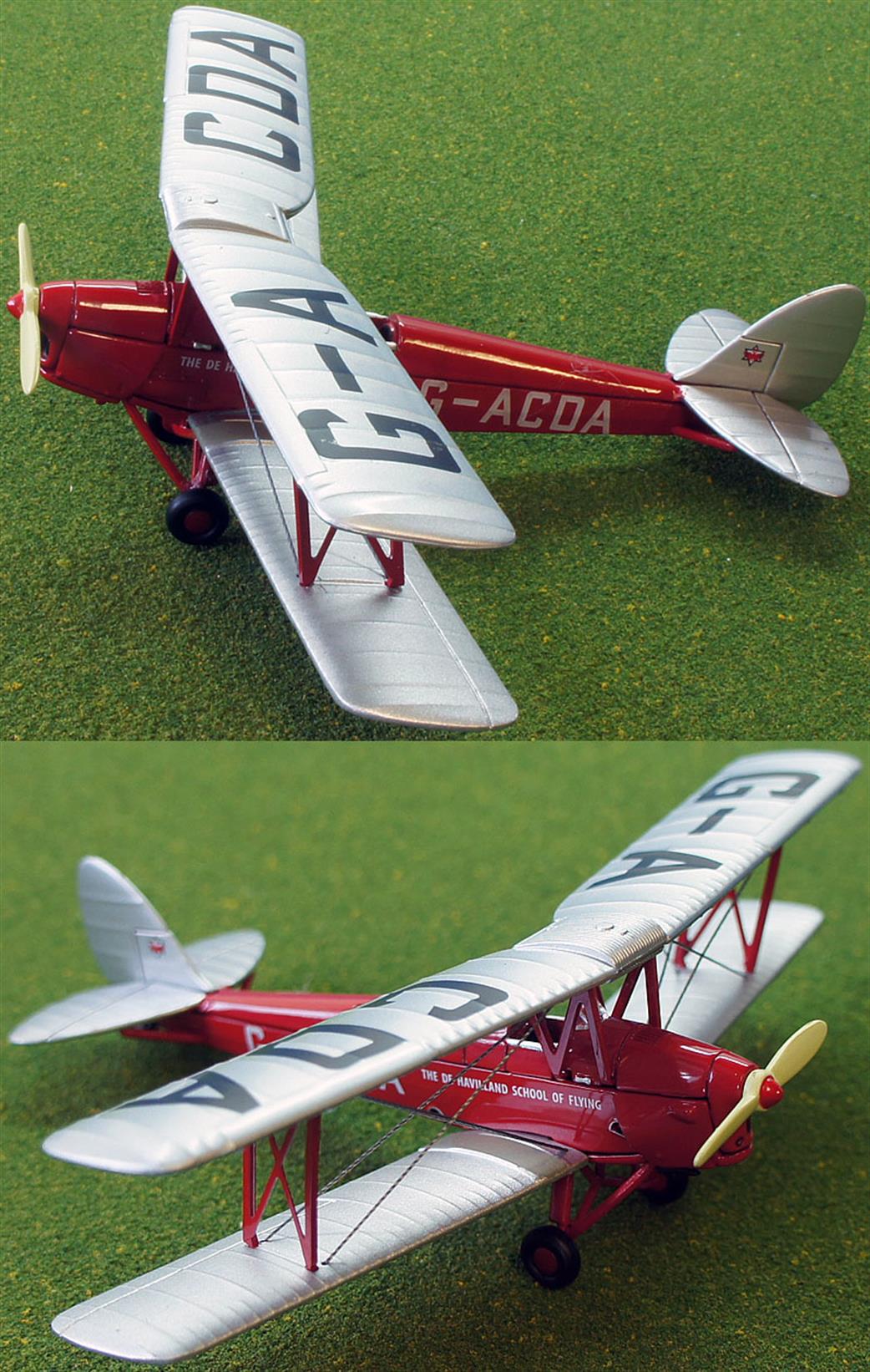 Oxford Diecast 1/72 72TM003 De Havilland Flying Club Tiger Moth GACDA