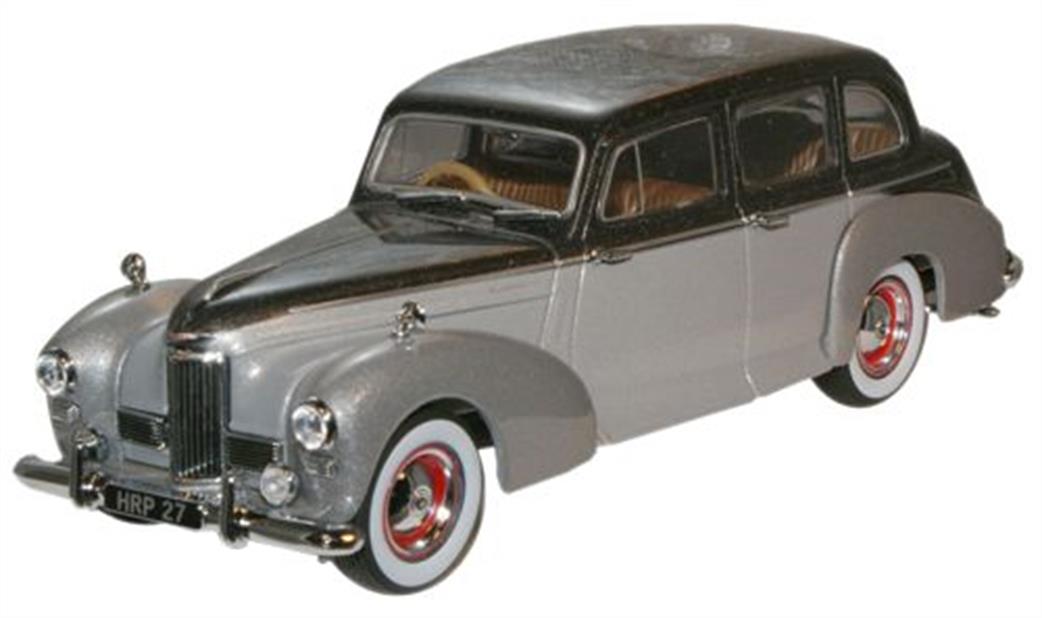 Oxford Diecast 1/43 HPL002 Black Pearl/Shell Grey Humber Pullman Limousine