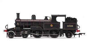 British Railways ex-LSWR/SR Adams Radial 4-4-2 Tank Engine BR Black Livery with Early EmblemThis model is painted in the early British Railways black livery with lion over wheel emblem.DCC Ready 8-pin decoder required for DCC operation.