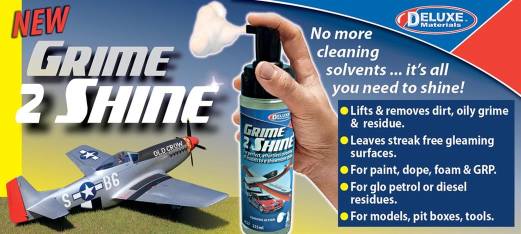 Deluxe Materials AC27 Grime 2 Shine Foaming Cleaner 225ml bottle